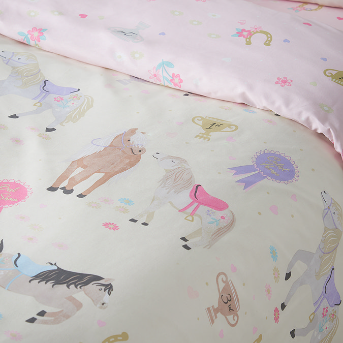 Happy horses duvet cover set image