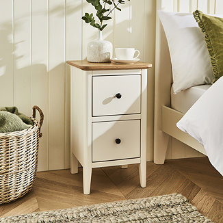 Harrogate Painted Bedside Table - White main image