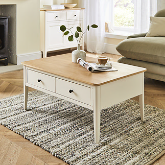 Harrogate Painted Coffee Table - White main image
