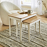 Harrogate Painted Nest of Tables - White main image
