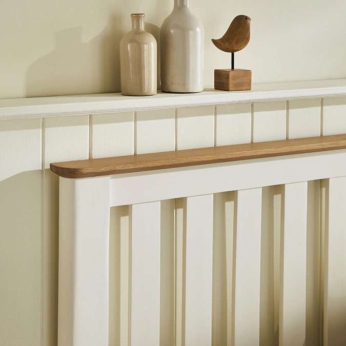 Harrogate Painted Slatted Bed - White carousel image