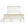 Harrogate Painted Slatted Bed - White carousel image