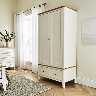 Harrogate Painted Wardrobe - White main image