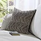 Harry Woven Chevron Cushion - Monochrome main image