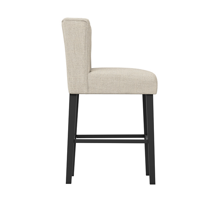 Mitchell Winged bar stool stone