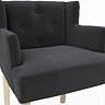 Mitchell dining chair with arms  anthracite