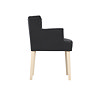 Mitchell dining chair with arms  anthracite