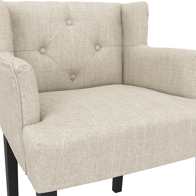 Mitchell Dining Chair with Arms Stone