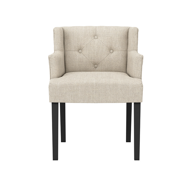 Mitchell Dining Chair with Arms Stone