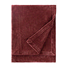 Heavy chenille throw in beetroot image 