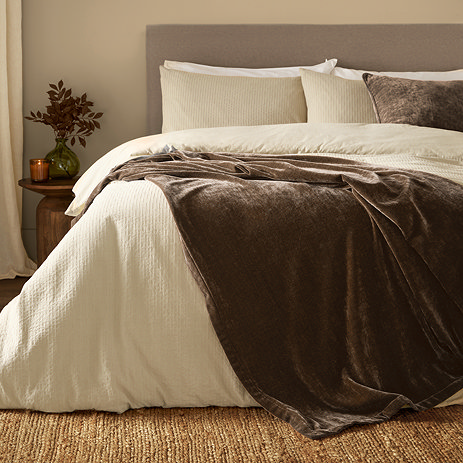 heavy chenille throw