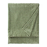 Heavy chenille eucalyptus throw in eucalyptus