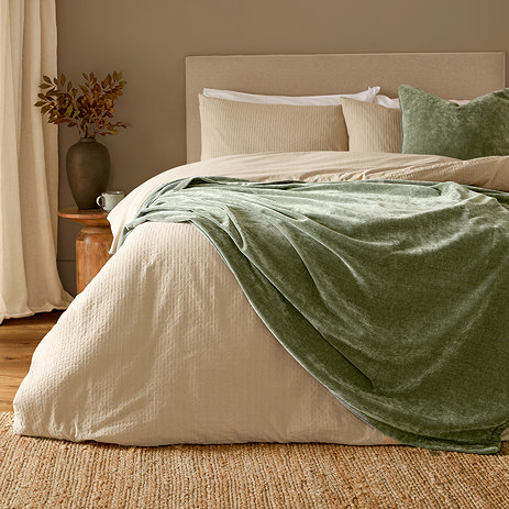 heavy chenille throw