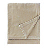 Heavy chenille linen throw image