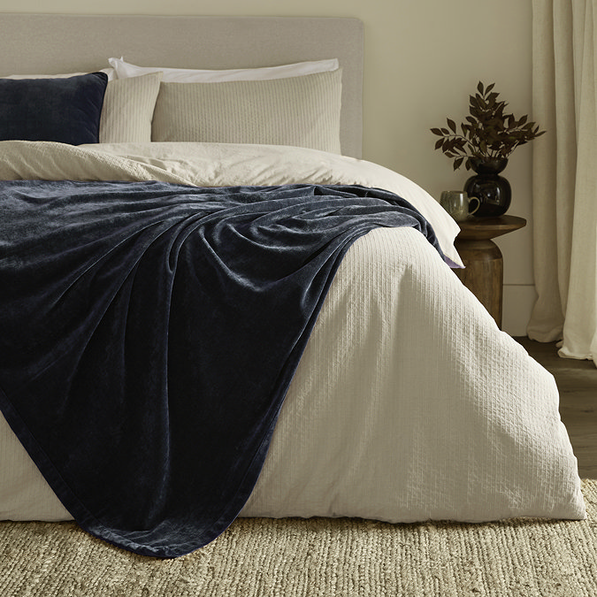 heavy chenille throw