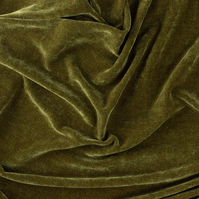 Heavy chenille throw in olive image