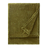 Heavy chenille throw in olive image