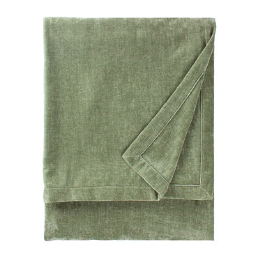Heavy chenille throw in eucalyptus image