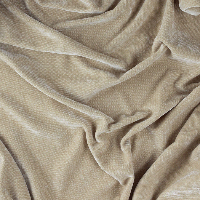 Heavy chenille throw in linen image
