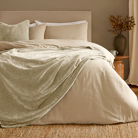 heavy chenille throw