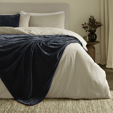 heavy chenille throw