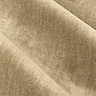 Heavy Chenille eyelet curtains in natural texture close up image 4