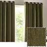 Heavy chenille olive swatch image 4
