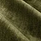 Heavy chenille olive texture close up image 3
