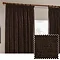 Heavy Chenille Brown curtain swatch image 4