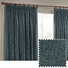 Heavy Chenille curtain swatch in marine image 6