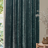 Heavy chenille marine curtain on window image 1