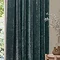 Heavy chenille marine curtain on window image 1