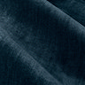 Heavy chenille navy texture close up of curtain image 3