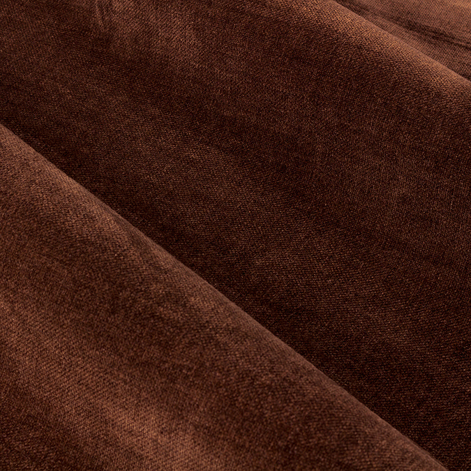 Heavy chenille nutmeg texture close up image 2