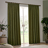 Heavy chenille curtain on window image 4