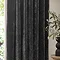Heavy Chenille Pencil Pleat curtain in Charcoal image 2