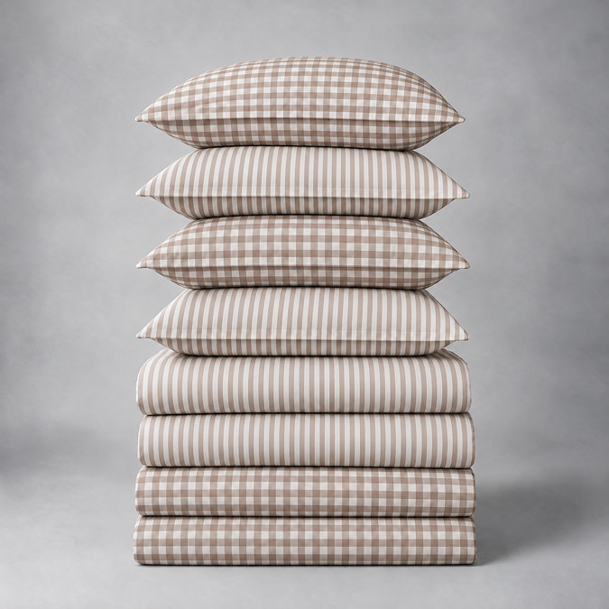 Barton & Hebden twin pack duvet set in natural image