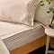Hebden Pecan Fitted Sheet