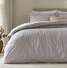 Hebden Mauve duvet cover on bed image 2