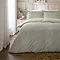 Hebden Mélange Stripe Duvet Cover Set - Green main image