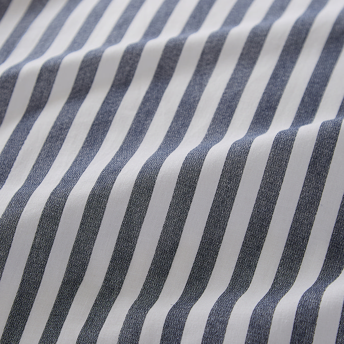Hebden Mélange Stripe Duvet Cover Set - Navy carousel image