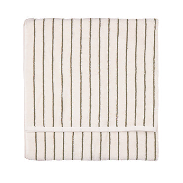 Hebden Towel Olive on wall image