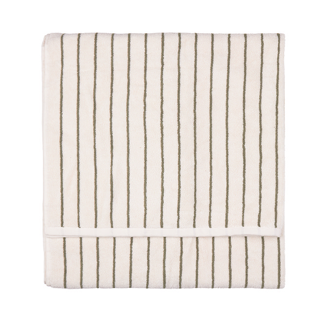 hebden towel in olive