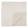 Hebden Stripe 150x200cm Bedspread - Natural and Stone