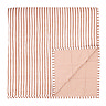 hebden stripe pecan and cotta bedspread