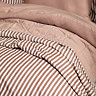 hebden stripe pecan and cotta bedspread