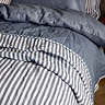 Hebden stripe blue and white stripes