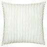 Hebden Feather Cushion 55x55cm Eucalyptus and bay green image 