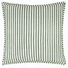 Hebden Feather Cushion 55x55cm Forest and bay green image 