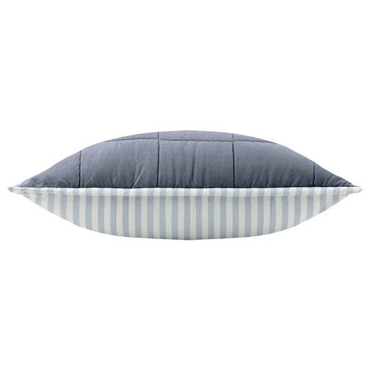 Hebden Stripe Mineral and Denim Blue